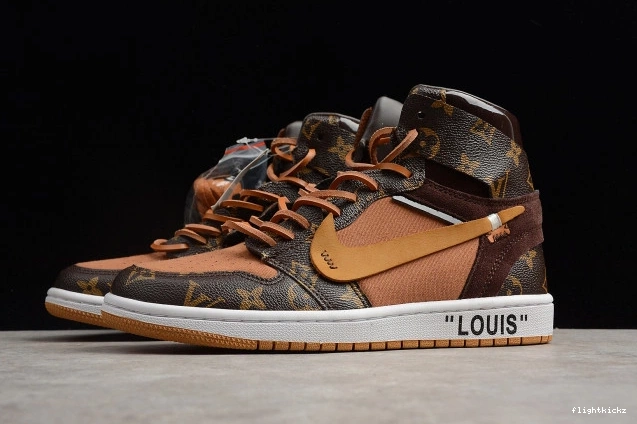 Air AJ1 Jordan x Off-Louis OW AQ0818-158 1 0807